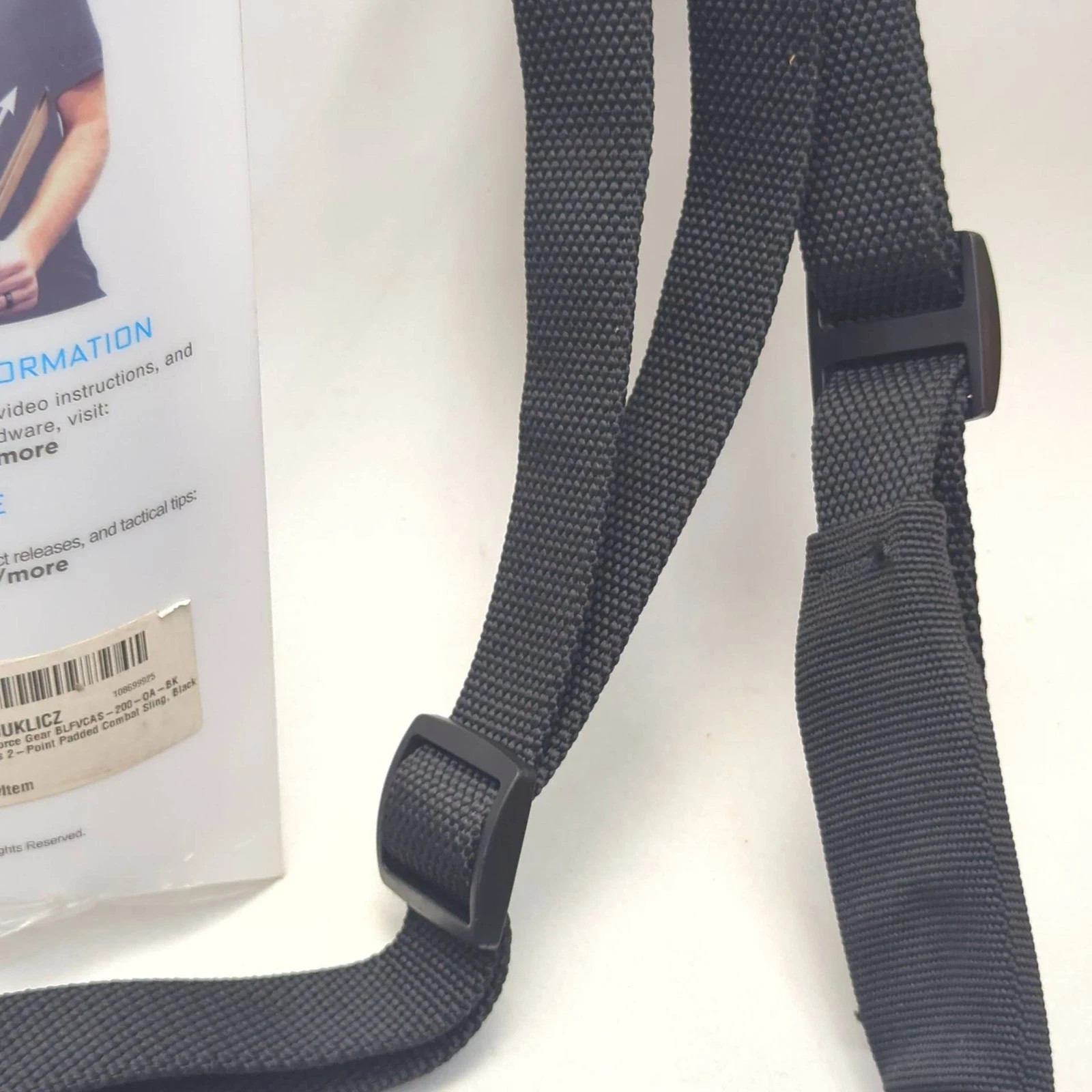 Blue Force Gear Vickers Sling 2-Point Light,Padded Combat Rifle Carbine 57"- 67"