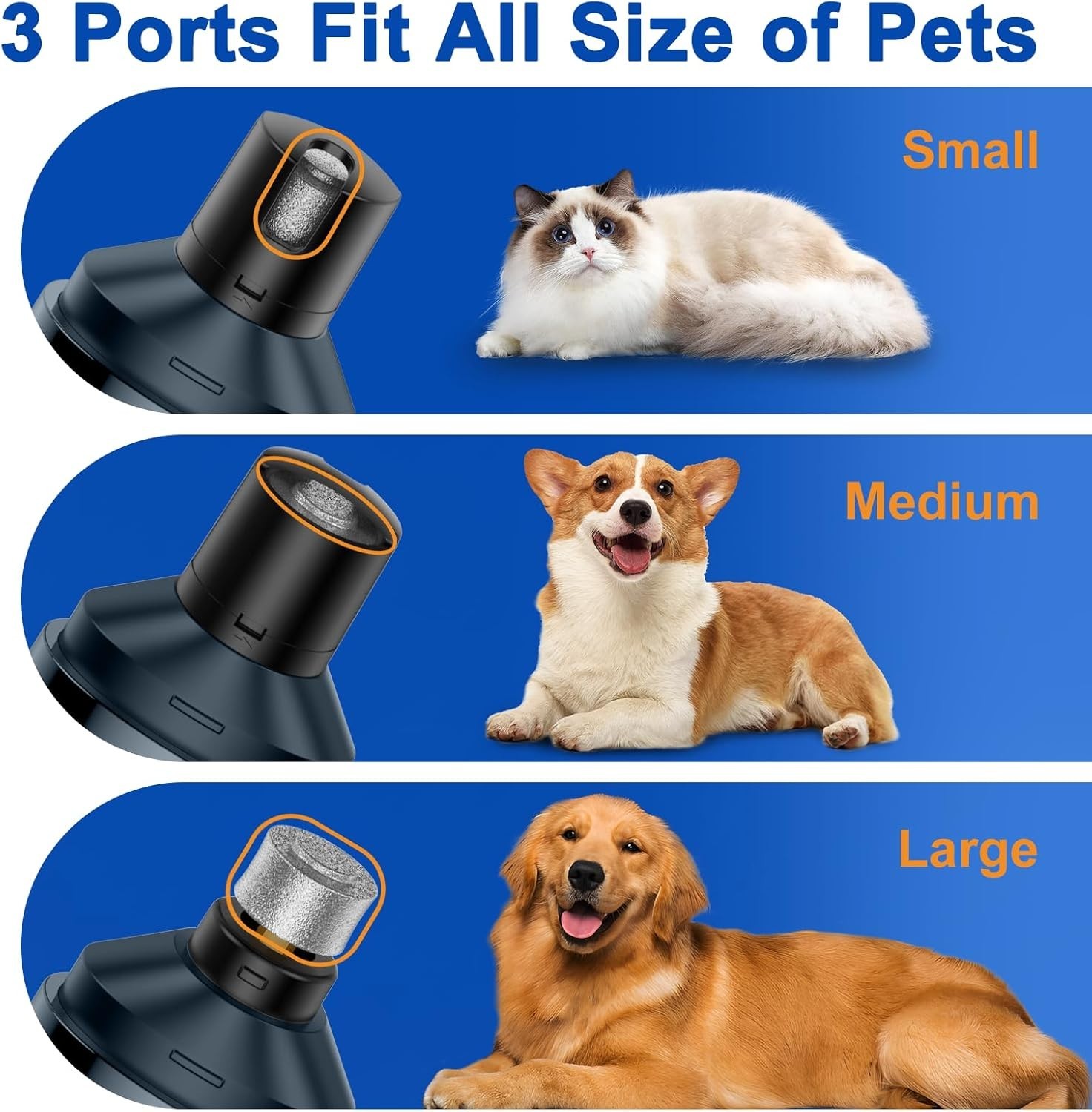 Upgraded Silent Groom Pro Nail Grinder Heusom Silent Grind Pro for Dogs Nail NEW