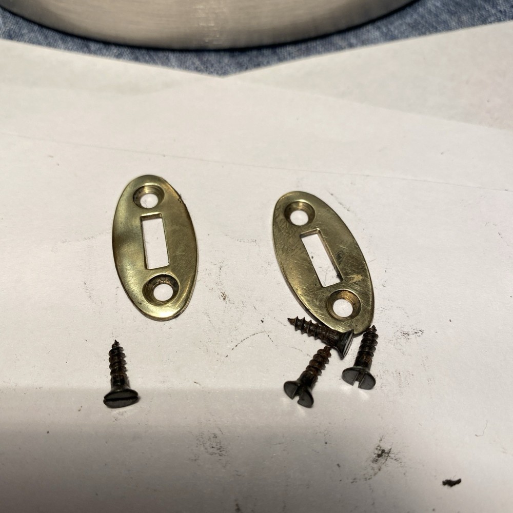 Brass Wedge Plates for Thompson Center Hawken Muzzleloader and Screws