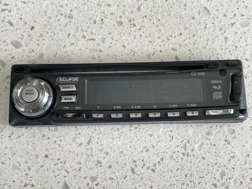 ECLIPSE CD1000 CAR STEREO FACEPLATE ONLY ECLIPSE CD1000 FACEPLATE OEM🟠