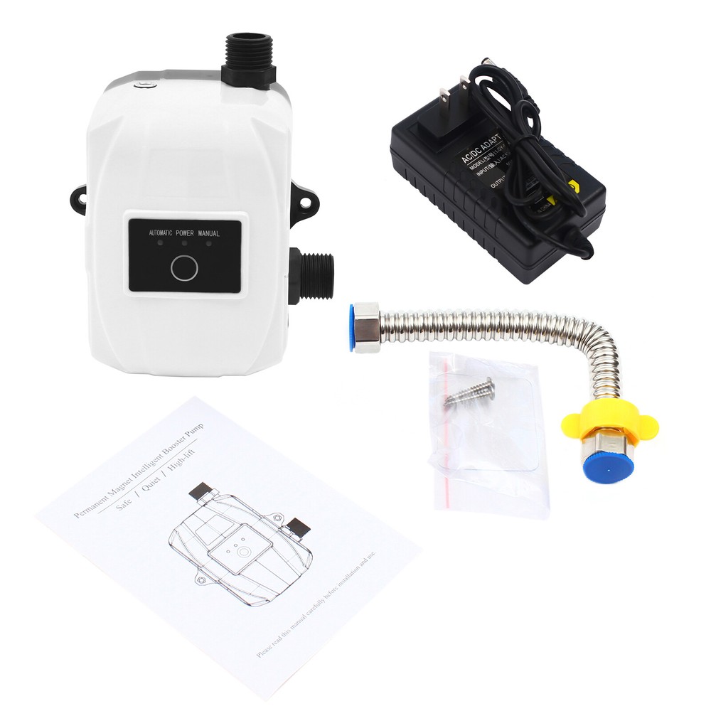 Automatic 150W Portable Boosting Pump Water Recirculating Pump For Shower Garden