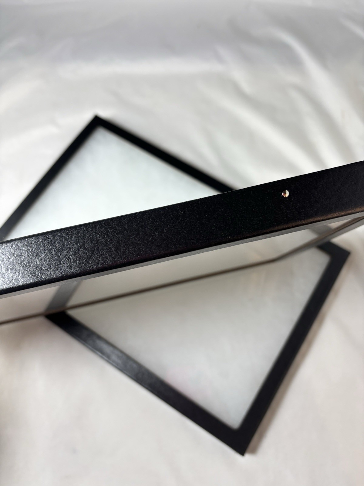 2-8 X 12 X 7/8” Jewelry Display Case Riker Mount Box Collectors Frame Glass