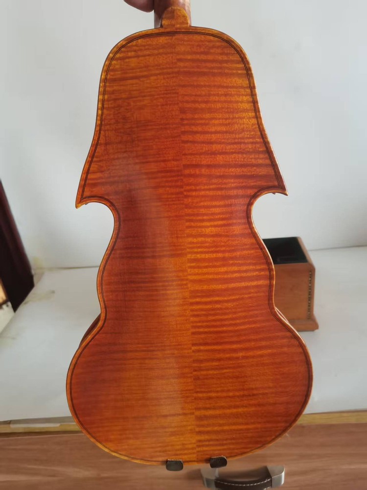 4/4 Violin solid Flamed maple back spruce top hand made Nice Sound