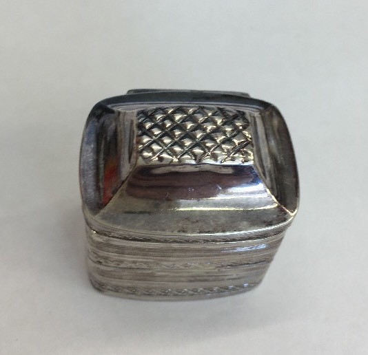 Antique Solid Silver Hallmarked Dutch Pill / Snuff Box Decorative Circa 1844