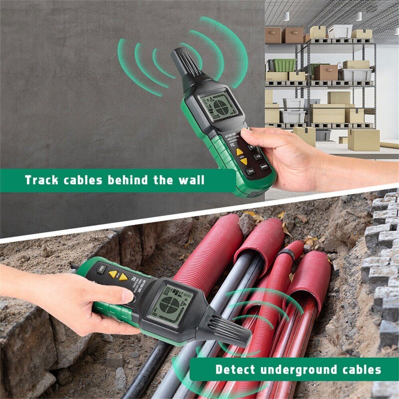 Underground Wire Locator Pro Cable Tester MY6818 Detector Pipelines Tracker--