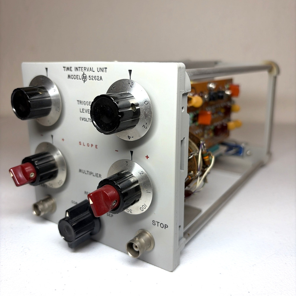 Hewlett-Packard HP Time Interval Unit Model 5262A Lightly Used