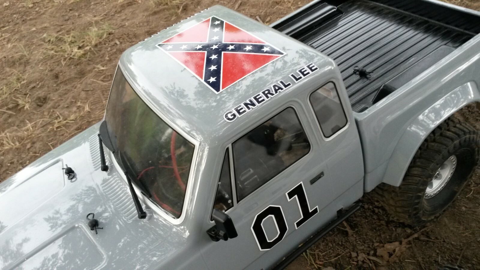 GENERAL LEE Dukes Of Hazzard 1/10 1/8 - RC Car Truck Crawler decals Stickers