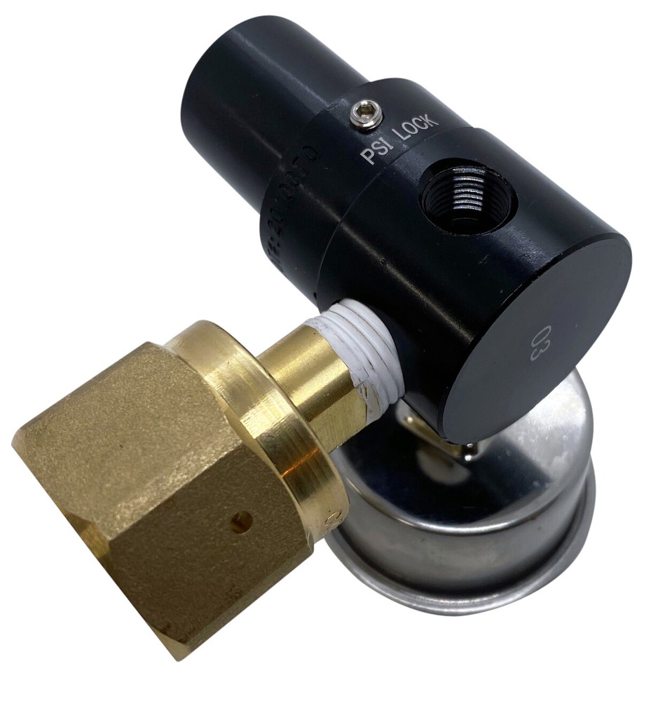Co2 Air Shifter Compact Mini Aluminum Fixed Regulator 150 PSI
