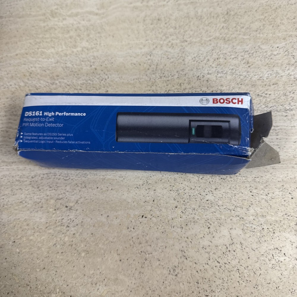 Bosch DS161 High Performance Request-to-Exit PIR Motion Sensor Sounder, Black