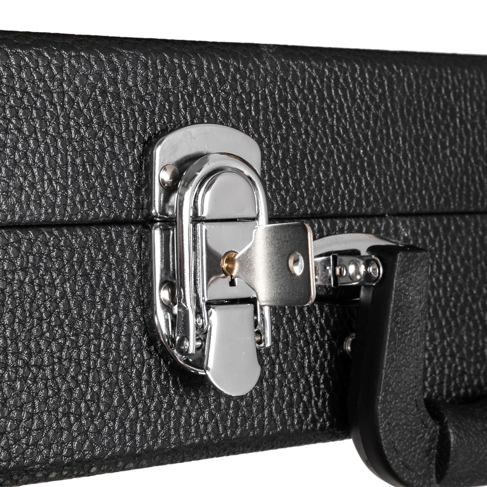 High Grade Electric Guitar Square Hard Case Flat Black