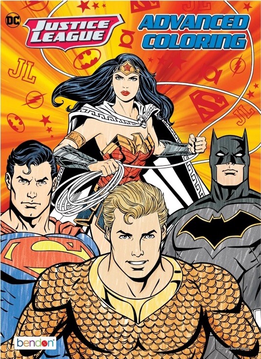 Bendon DC Justice League Advanced Coloring  Brand New