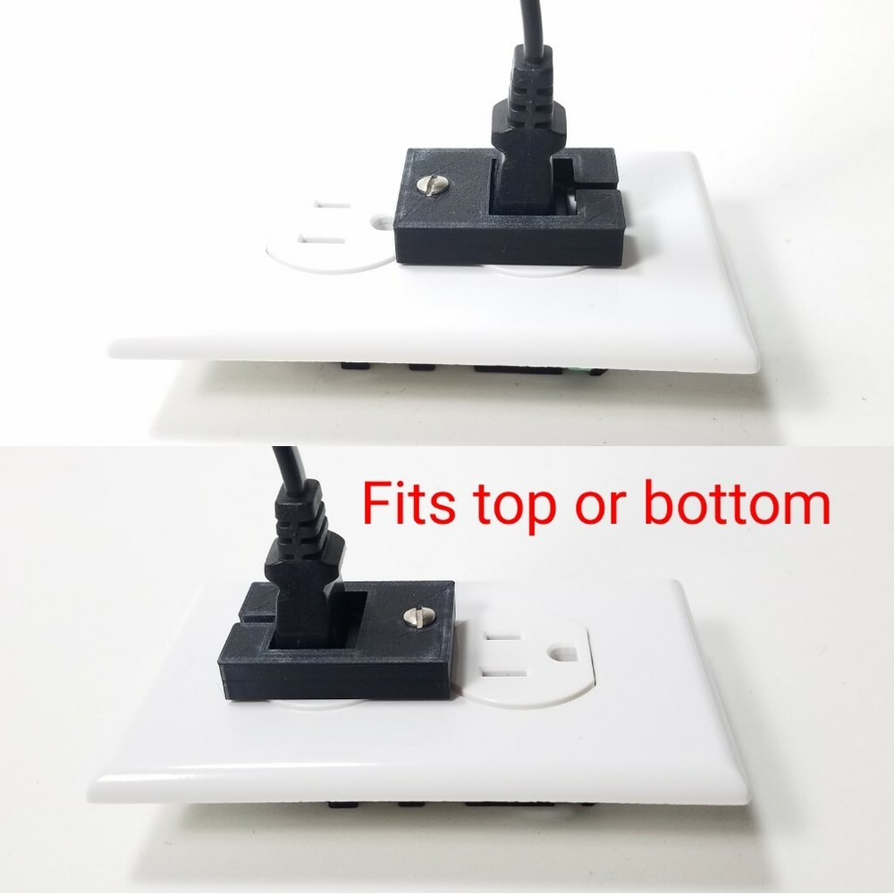 Secure-It Plug Holder "Keeps Your Plugs Secure* for your Router/Security System
