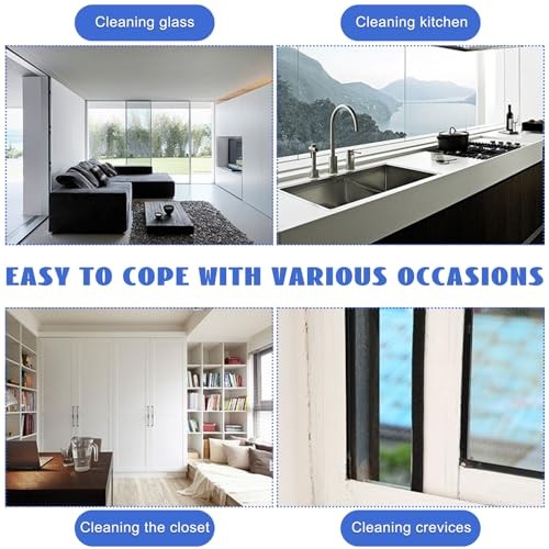 2 PCS Microfiber Car Duster, Scratch Free Auto Exterior Interior Large Blue