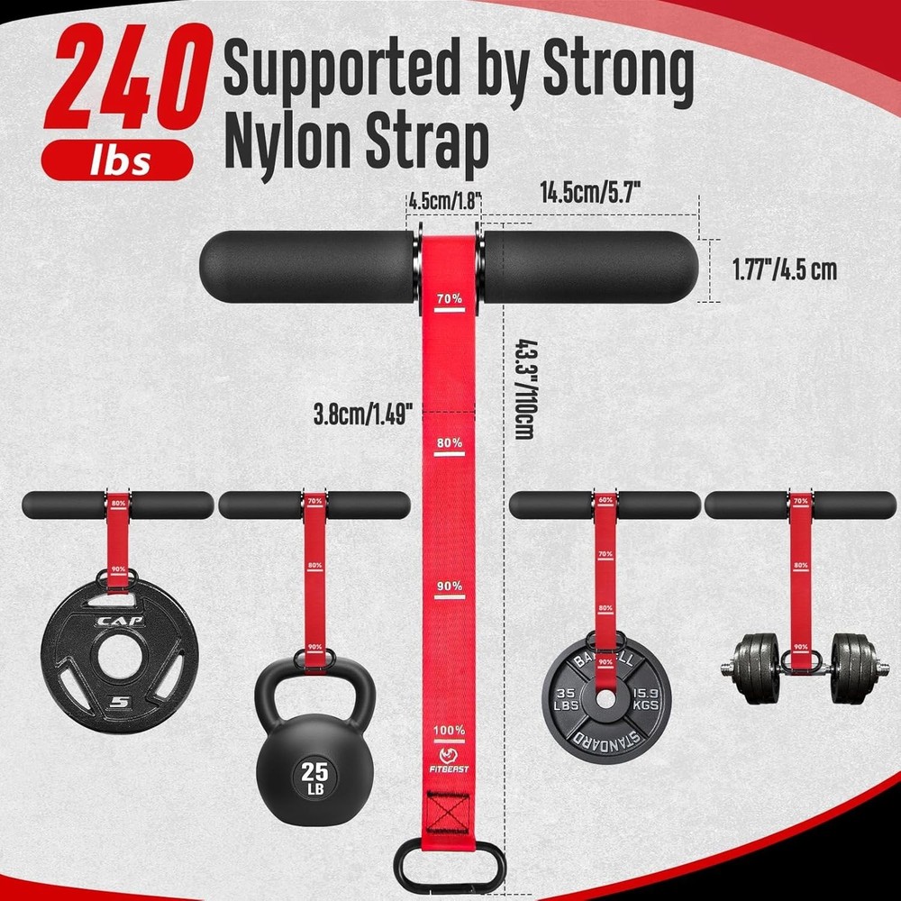 Forearm Strengthener & Forearm Exerciser Wrist Roller with Thicker Handle