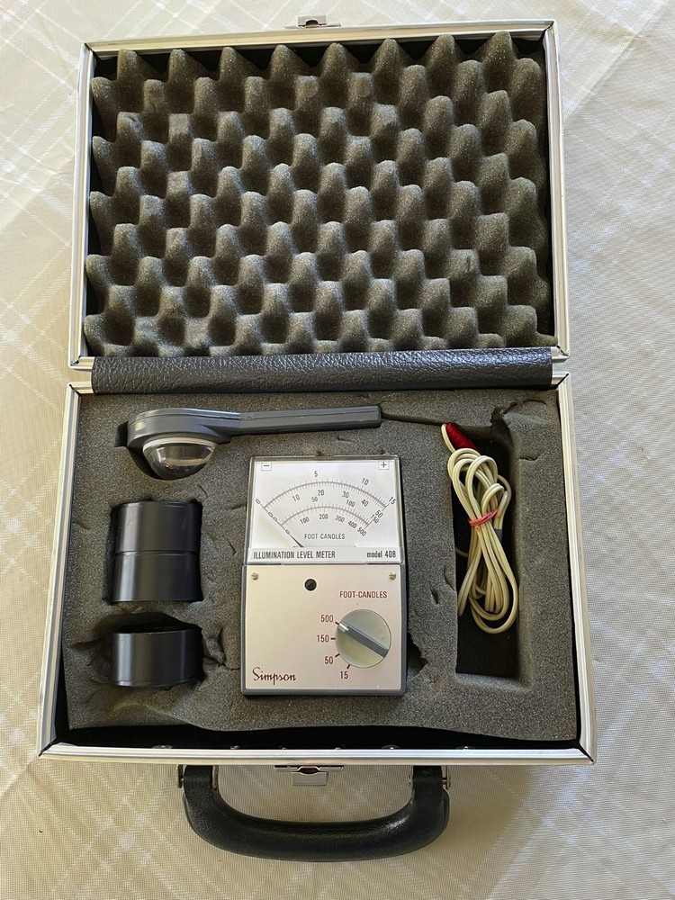 Simpson 408 Illumination Level Meter – working condition