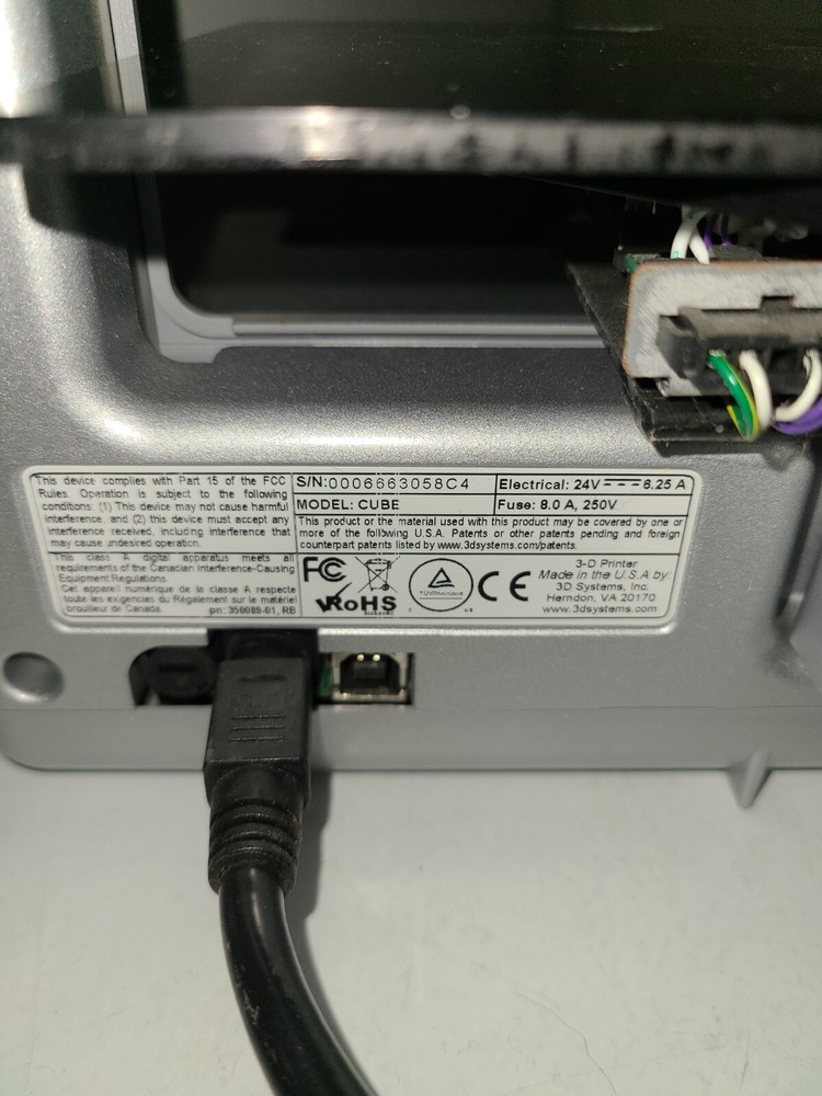 3D Systems Original Cube 3D System Printer, Silver