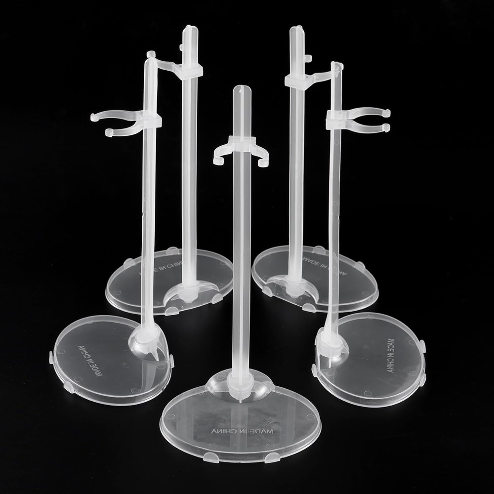 E-TING Transparent Dolls Holder Stand Support for transparent
