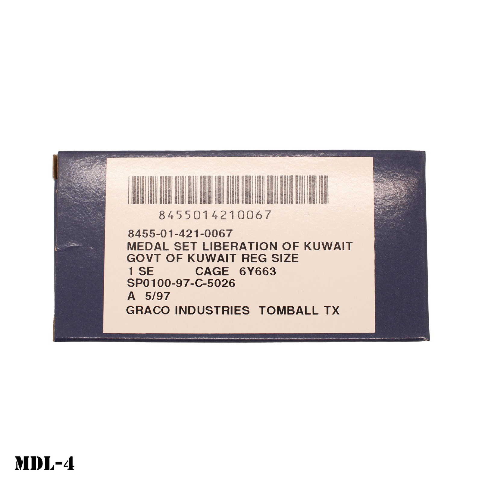 Full Size Medal ~ Liberation of Kuwait Medal Set ~ Original NEW in Box