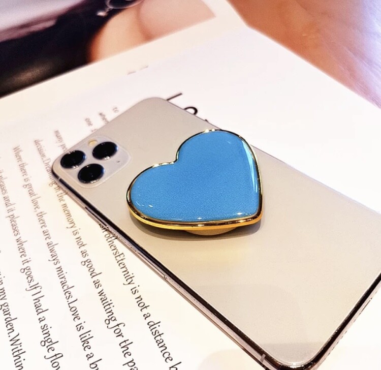 Phone Holder Grip Heart Shape
