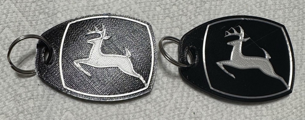 John Deere Custom 3d Printed  Key Chain's