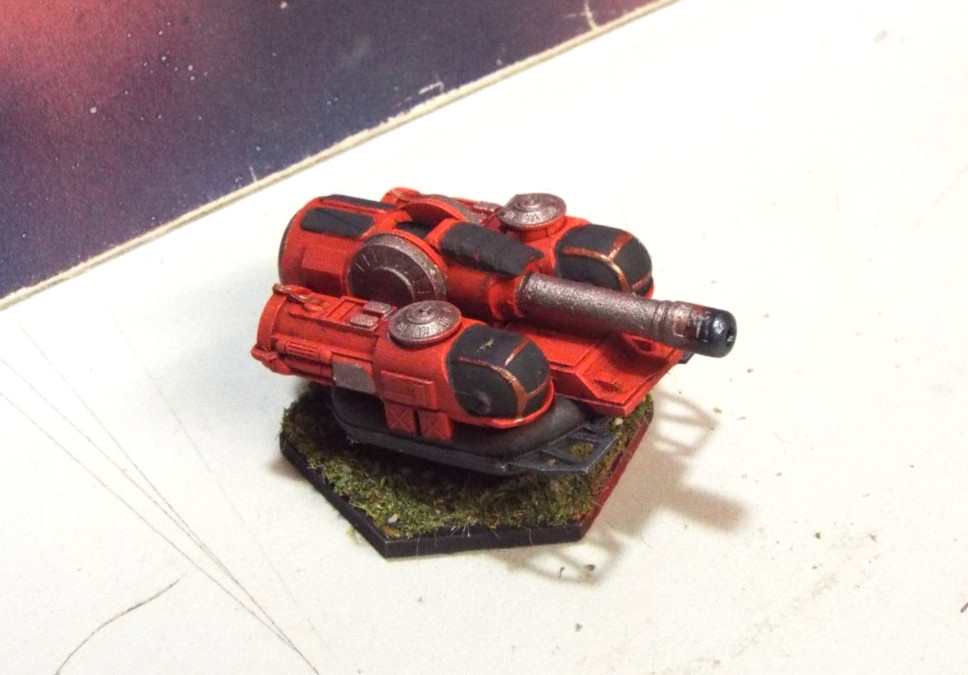 BATTLETECH SRM 71 HOVER TANK [KELL HOUNDS] (3D-PRINTED, PAINTED)
