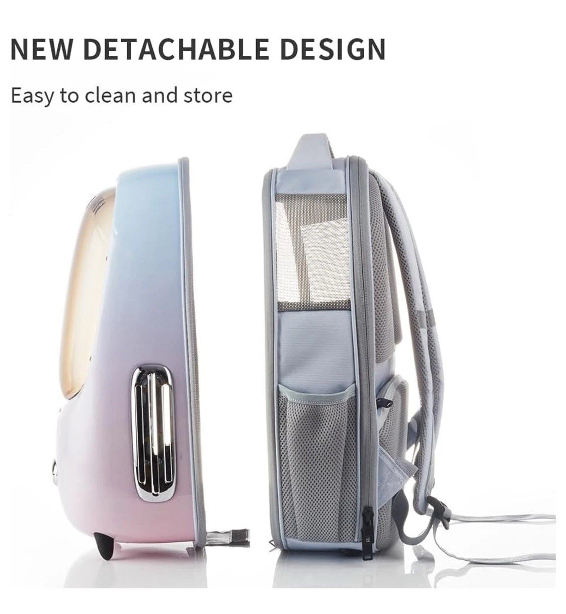 PETKIT Cat Backpack Carrier – Airline-Approved Travel Bag Fan & Light Detachable