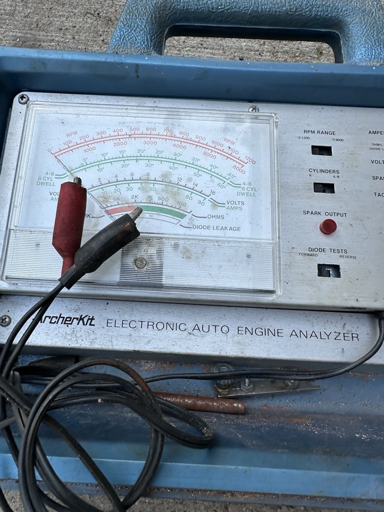 Vintage ArcherKit Auto Engine Analyzer RADIO SHACK. Untested