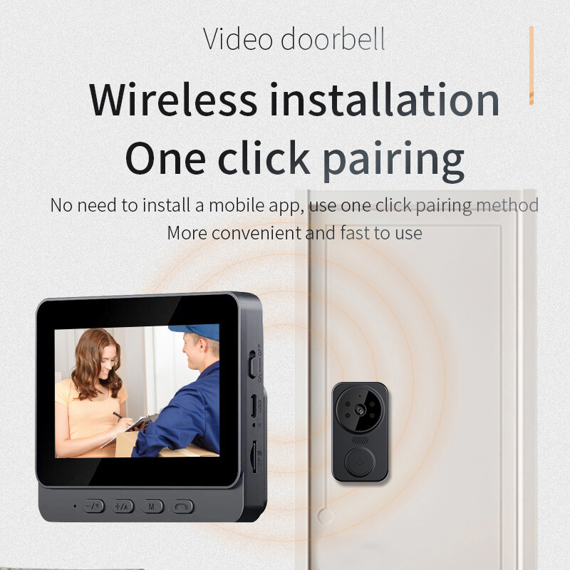 Smart Wireless WiFi Doorbell Intercom Video Camera Door Bell Chime Security ➙