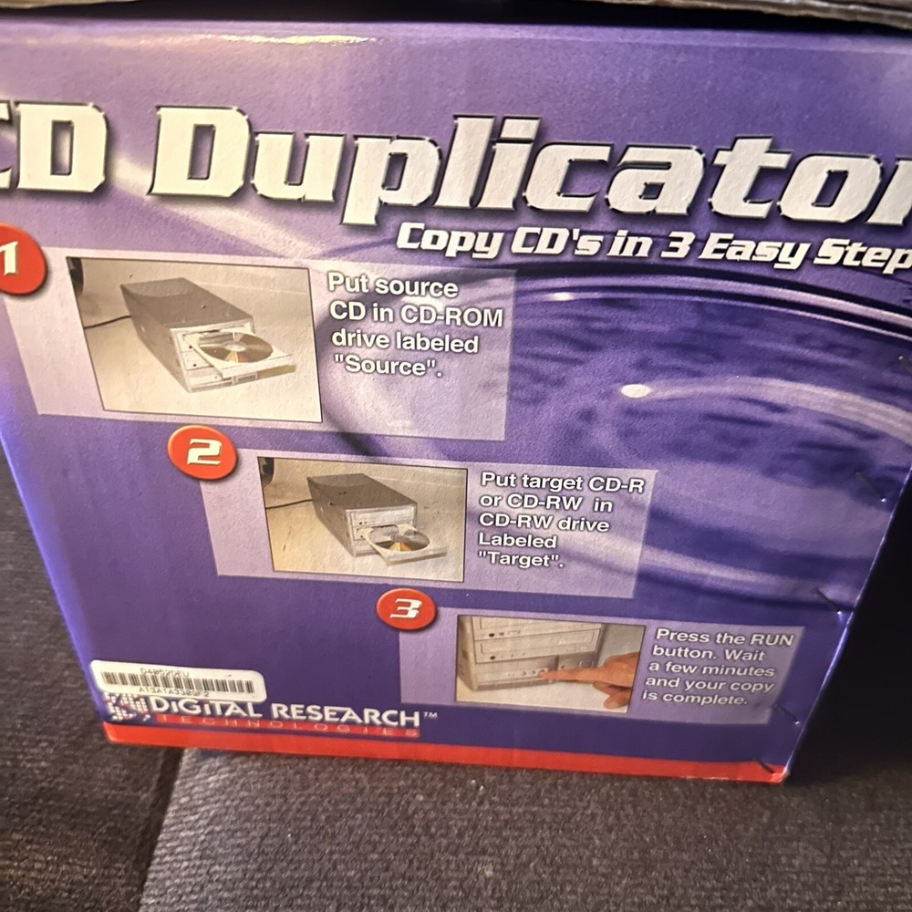 New Digital Research CD Duplicator D4052DEU. CD-R CD-RW