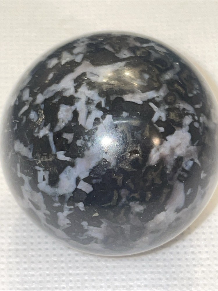 Gabbro Igneous Rock Sphere Natural Stone   3.8 Oz.