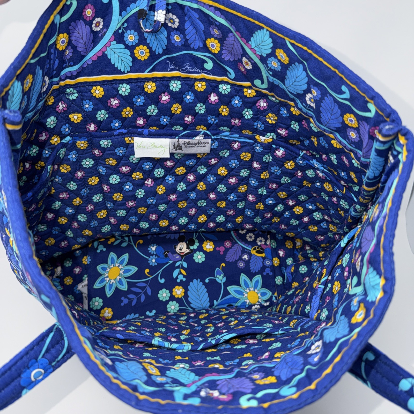 NEW Disney Vera Bradley Mickey Minnie Mouse Disney Dreaming Blue Tote Bag Purses