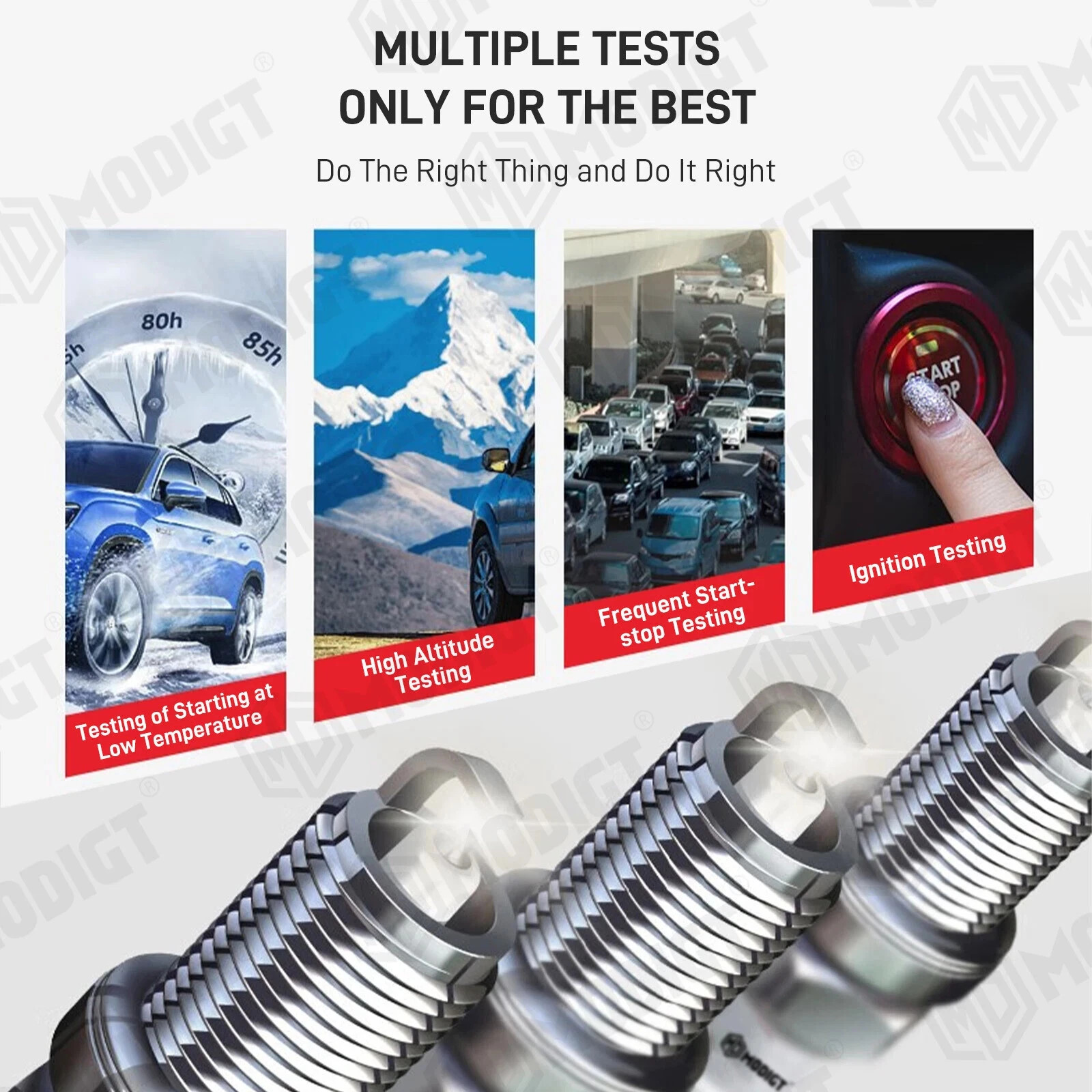 New 4pcs For NGK 4055 BPR7EIX Iridium & Spark Plugs For Yamaha XS750S 1978-1979