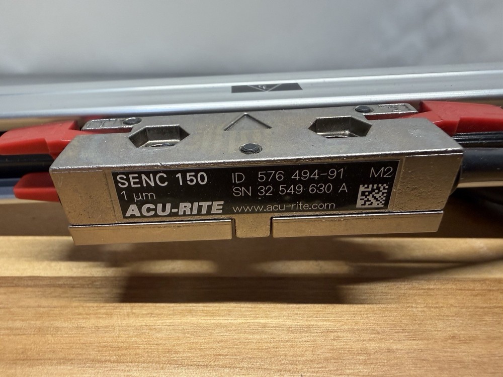ACU-RITE SENC 150 12" Linear Encoder Scale 1µm w/ Reader Tested 585-271-12 HiRes