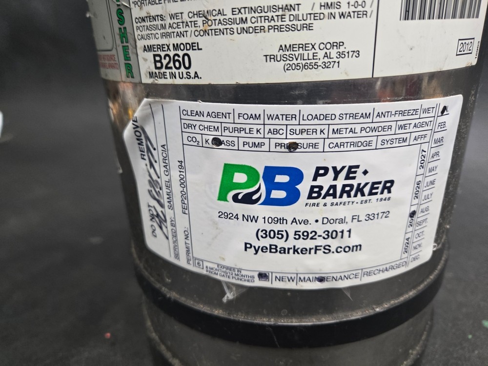 Fire Extinguisher Amerex B260 AC-825777