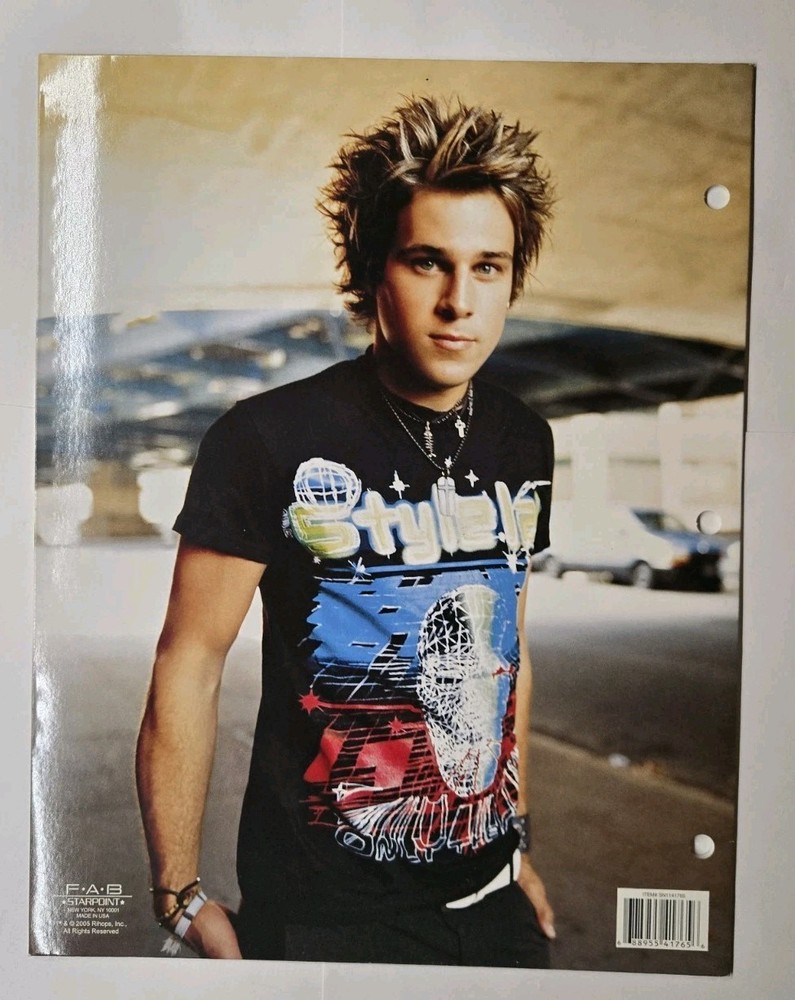 Ryan Cabrera Pocket Folder Fab Starpoint School Supplies