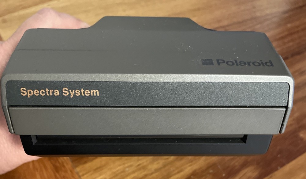 Vintage Polaroid Spectra Sysyem Camera ~ Powers On