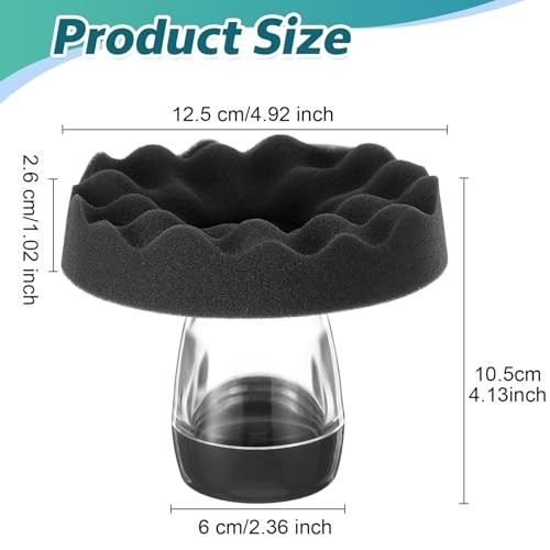 Pack Large Tire Shine Applicator Reusable, Tire Dressing Cleaner Applicator 2