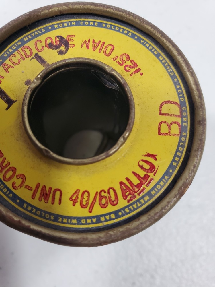 Alpha Solder 40/60 Acid Core .125 diameter