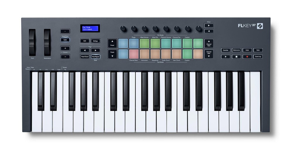 Novation FLkey 37 Key MIDI Keyboard Controller for FL Studio+Laptop Backpack