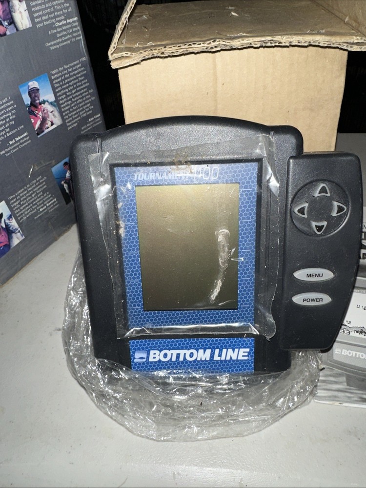 Bottom Line Tournament 1100 Fish Finder Head Unit Only. Untested