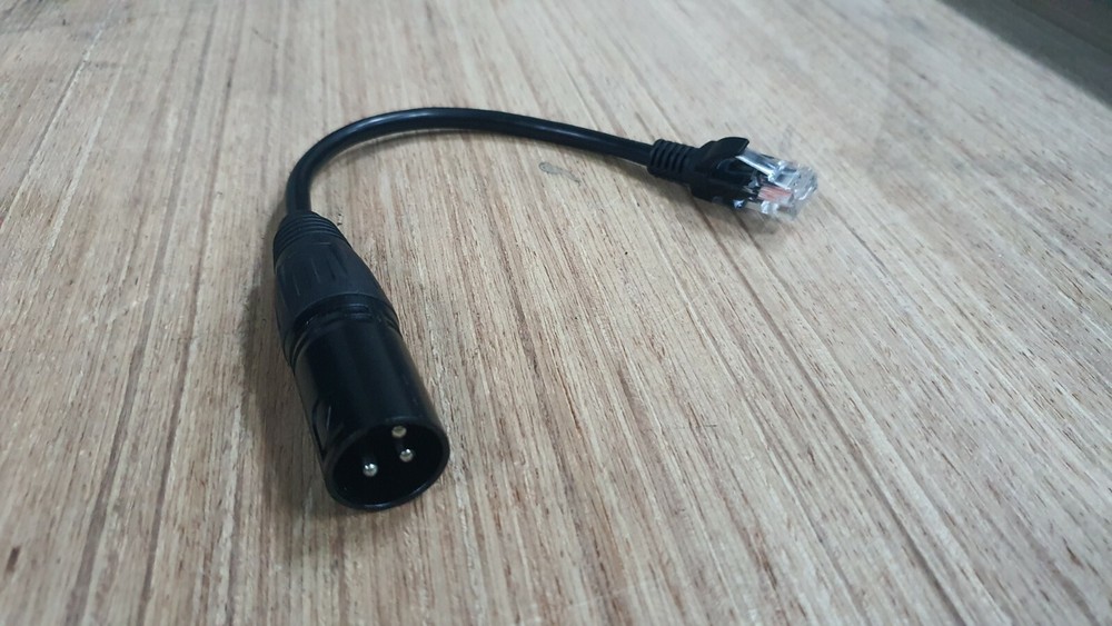 JUN PRO RJ 45 - XLR Converter Cable