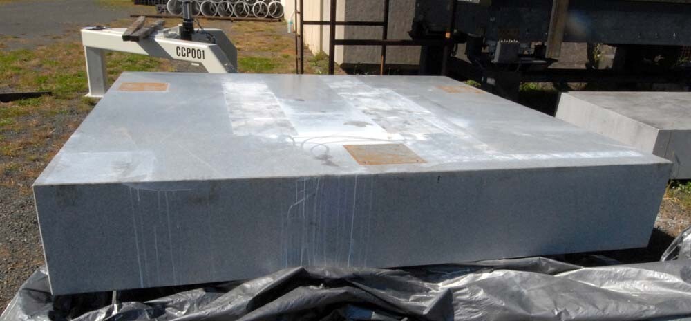 Large granite table on stand, Inv 46276