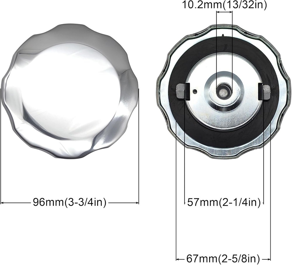 2 Pcs Generator Gas Fuel Cap for Generac Predator and More