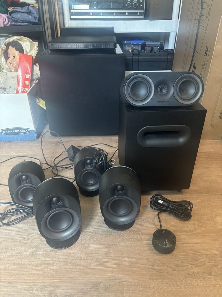 SteelSeries Arena 9 Illuminated Desktop Gaming Speakers READ