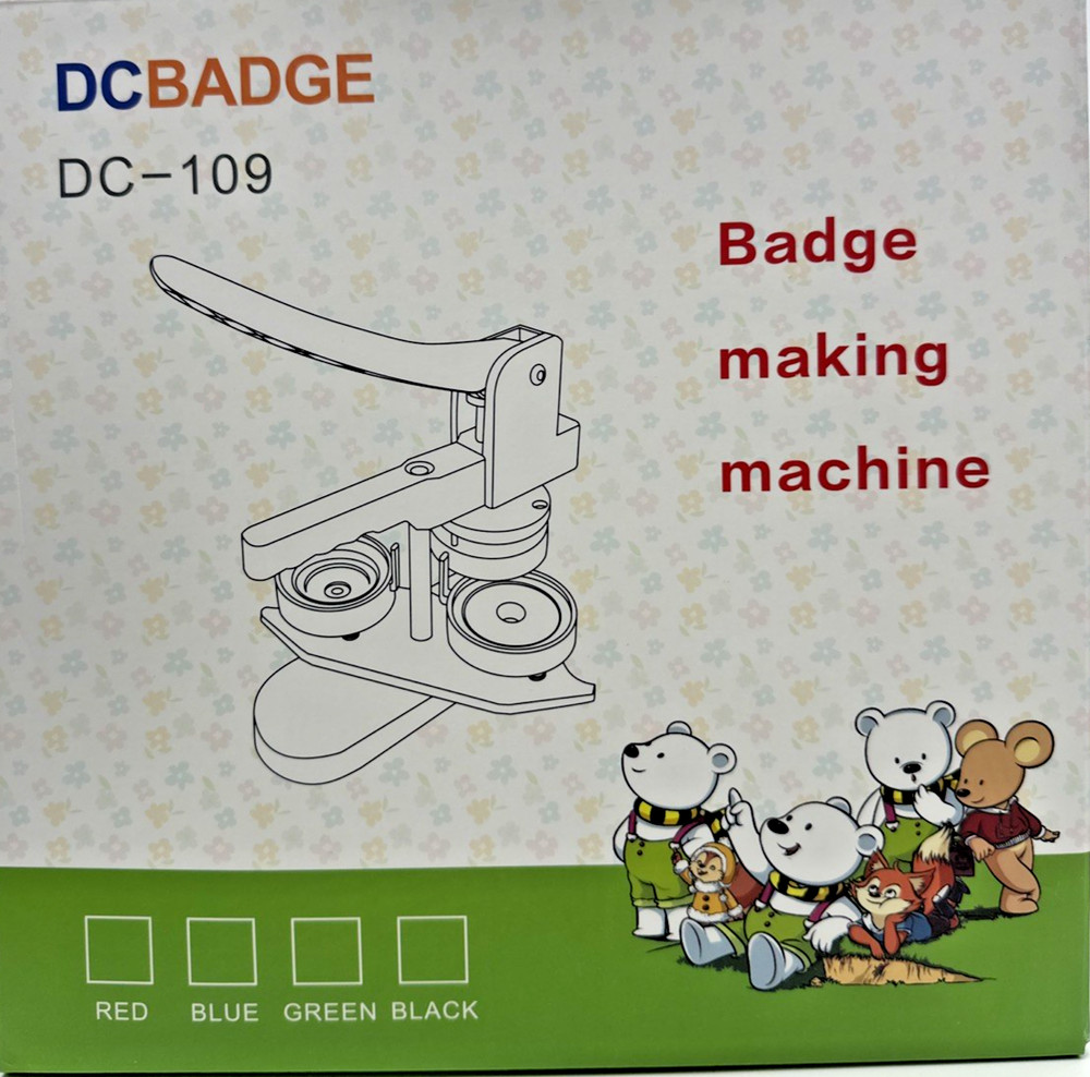 Badge Making Machine 58mm - DC -109 - DYI Button Pin Maker Machine - Green