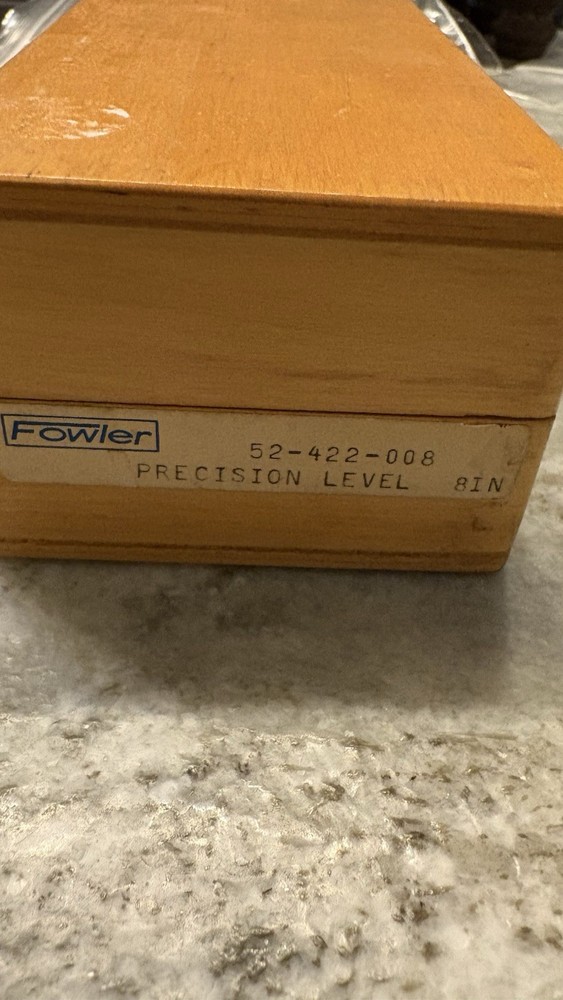 Fowler LEVEL VIN 8” 0.0005'' / 10'' Precision Level