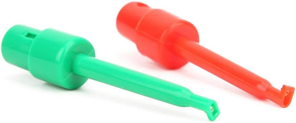 20Pcs Test Hooks Clips Multimeter Accessories Colorful Large Spring Hook Clip Te