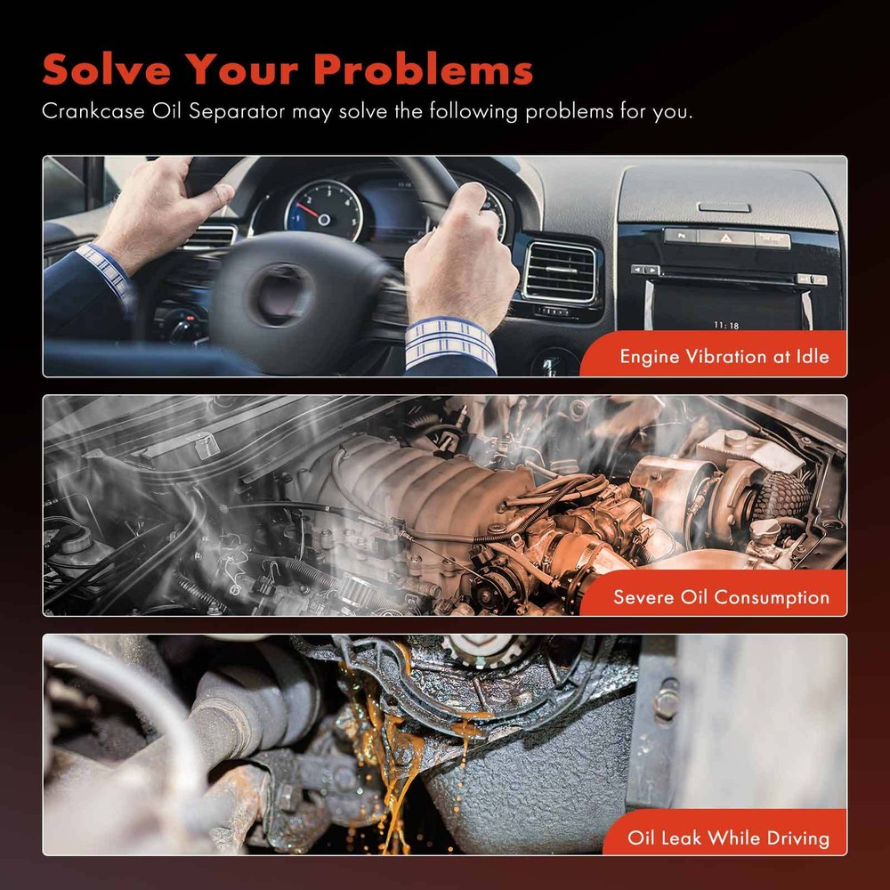Engine Oil Seperator Crankcase for Dodge Sprinter 2500 Sprinter 3500 2004-2006