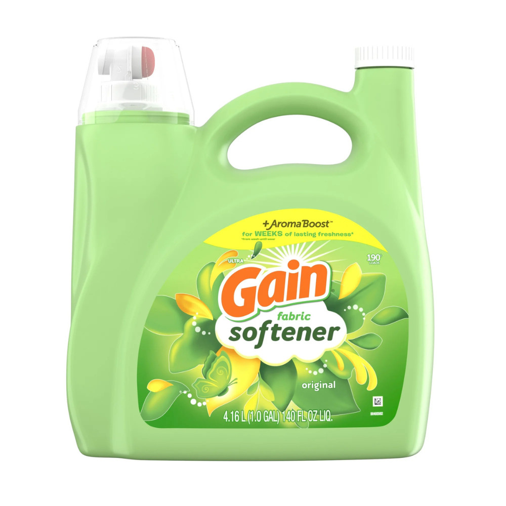 Gain Liquid Laundry Fabric Softener and Conditioner, Original Scent, 140 fl oz