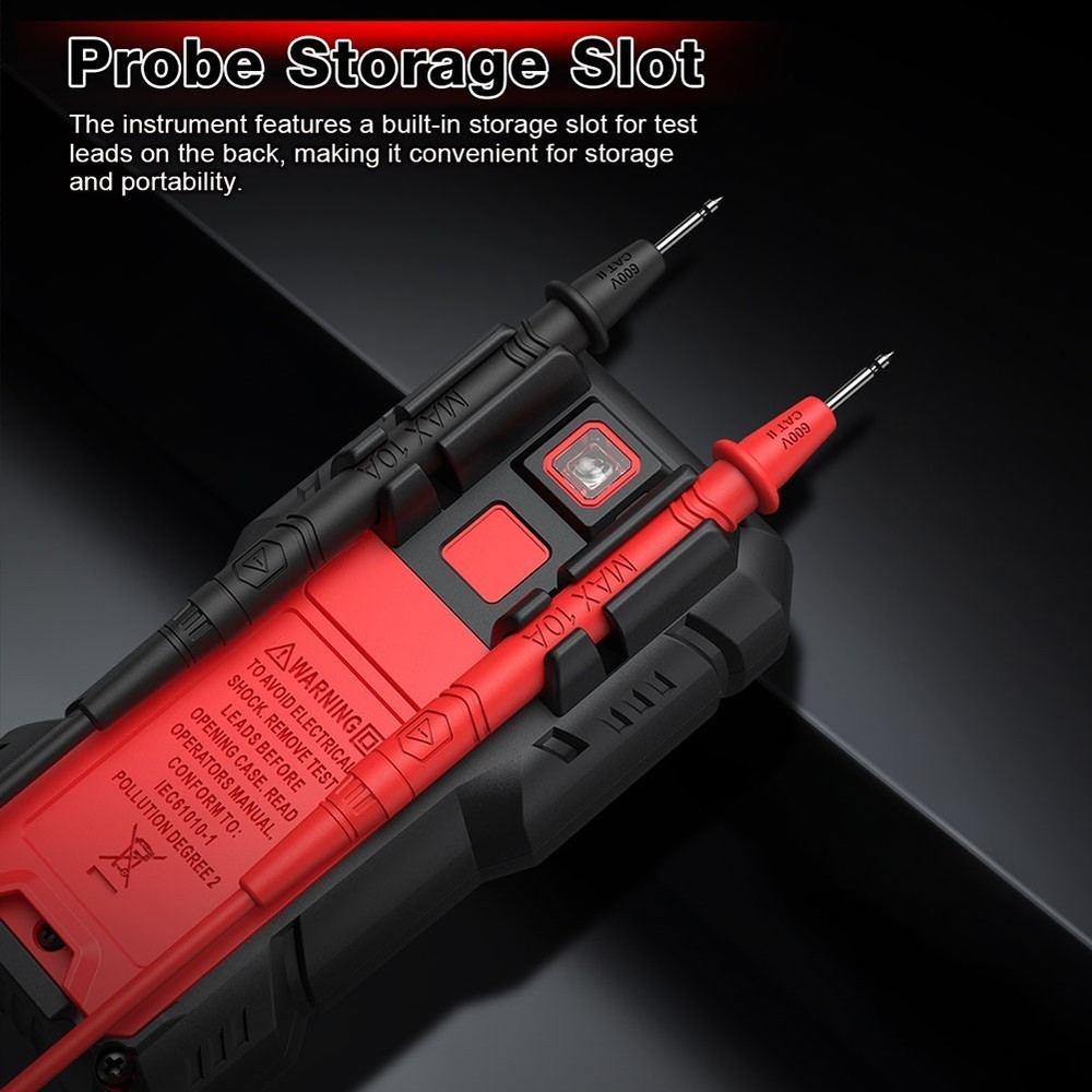 HT161A Auto Range Multimeter 4000 Counts Backlit LCD NCV and Diode Test